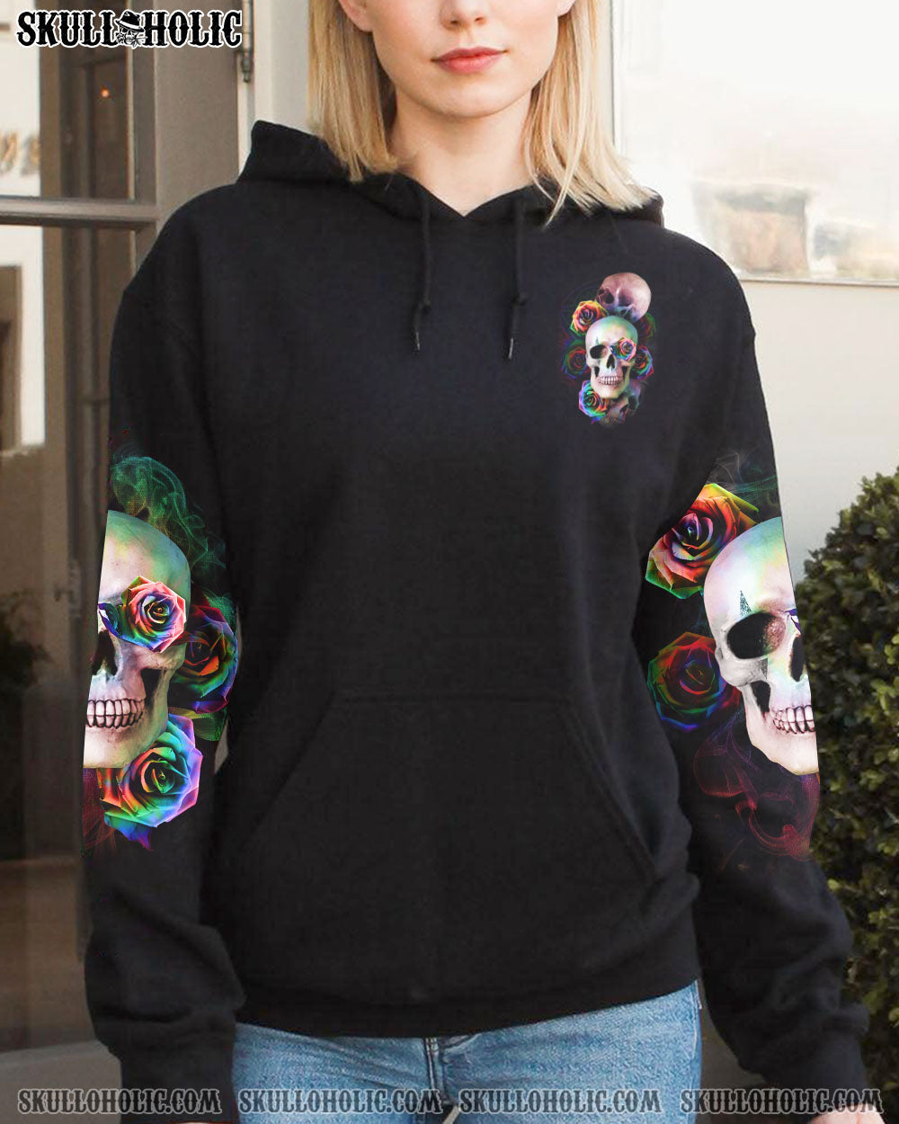 THE GOOD GIRL IN ME PINK ROSE SKULLS ALL OVER PRINT – TLTR2111222