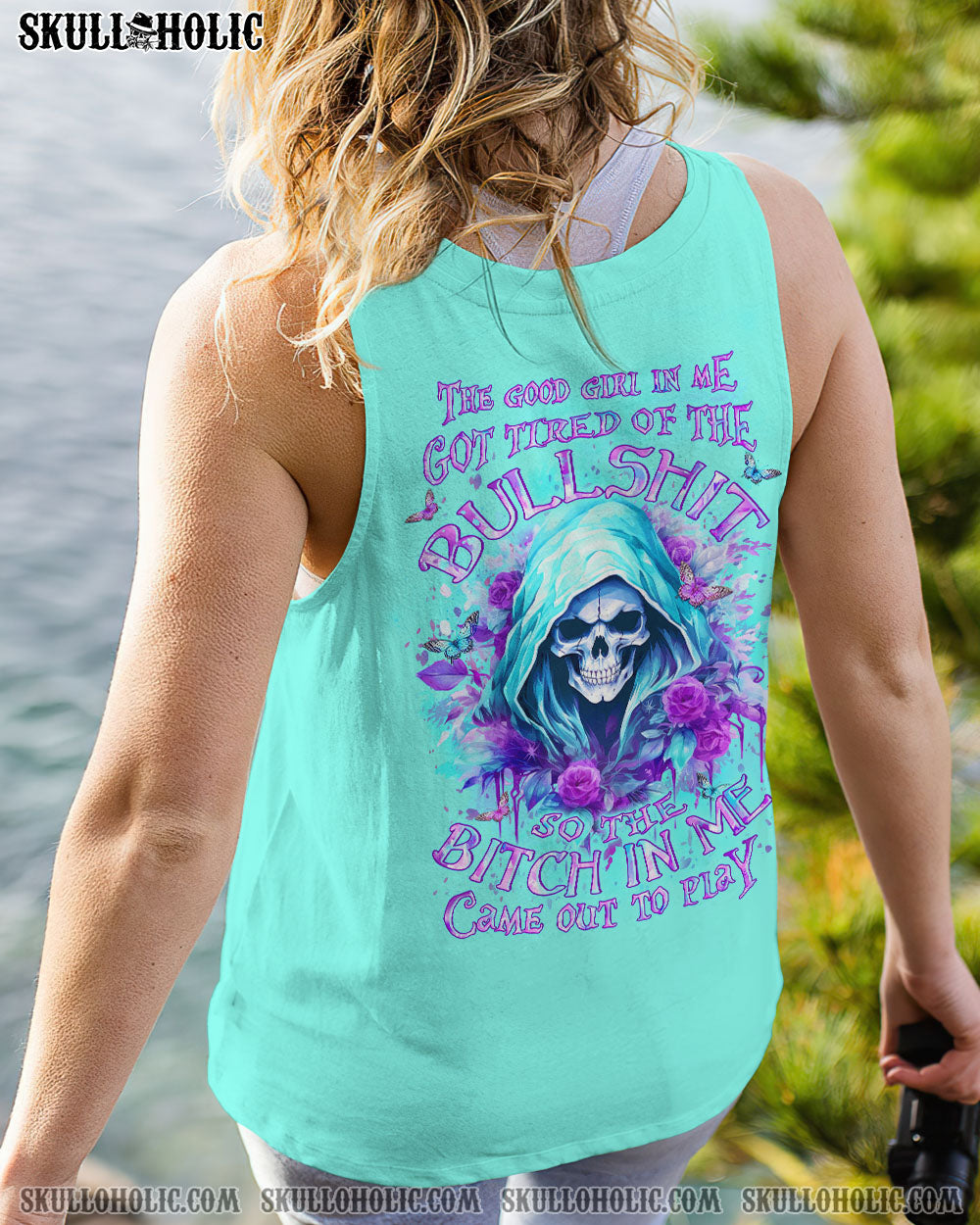 THE GOOD GIRL IN ME REAPER SKULL ALL OVER PRINT – YHLT911232