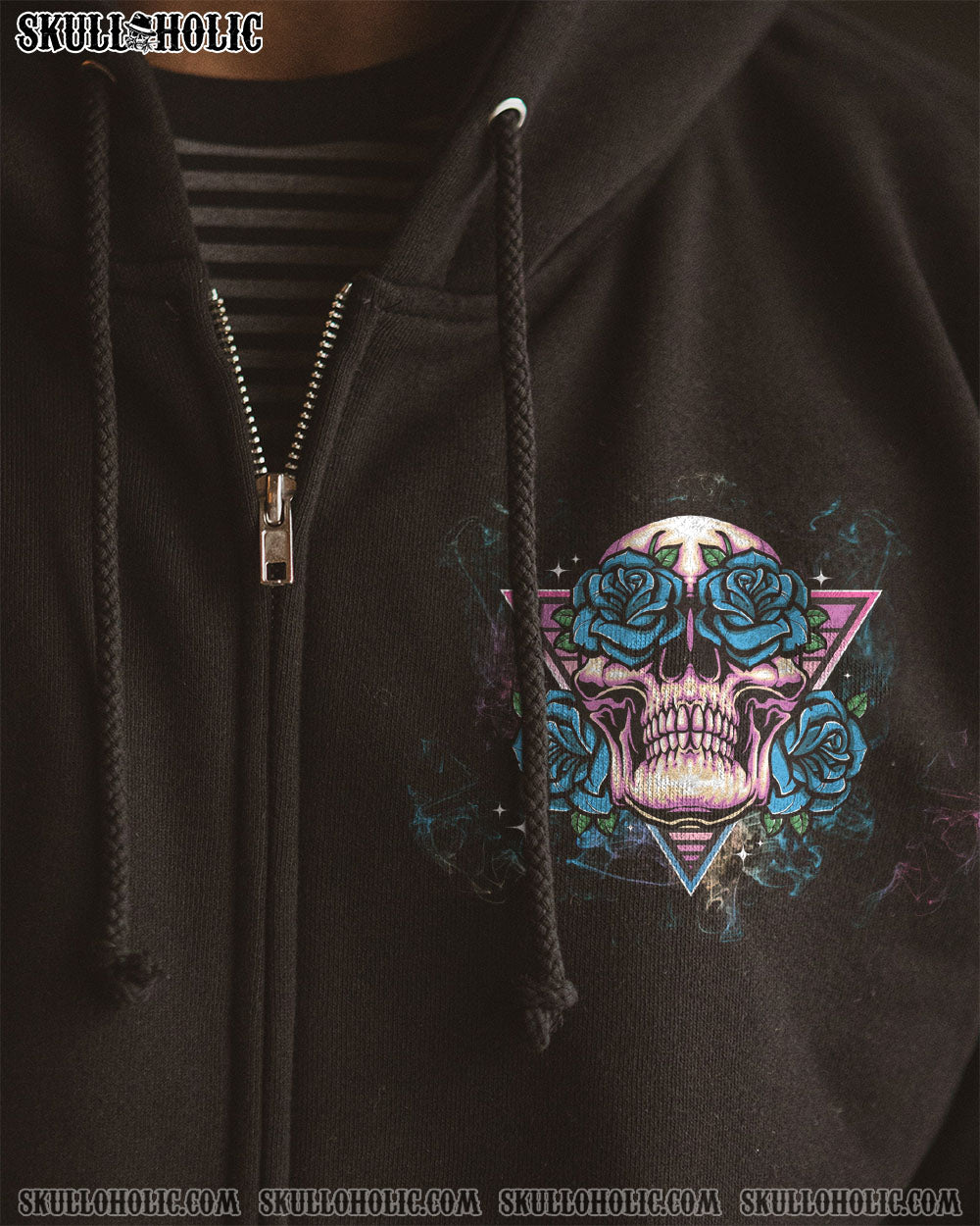 THE GOOD GIRL IN ME ROSE SKULL TRIANGLE ALL OVER PRINT – TLTW1002233