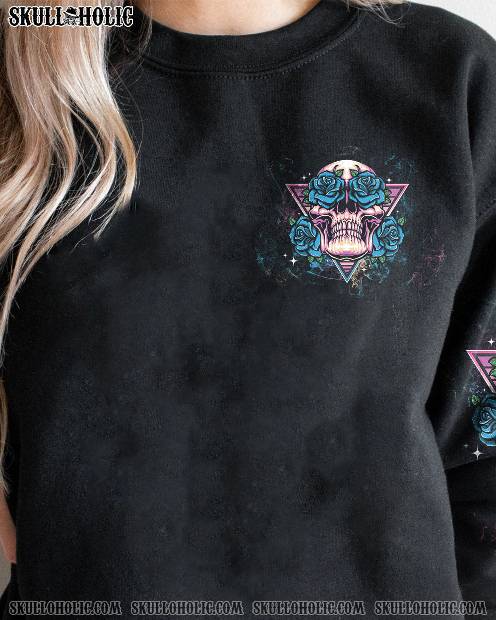 THE GOOD GIRL IN ME ROSE SKULL TRIANGLE ALL OVER PRINT – TLTW1002233