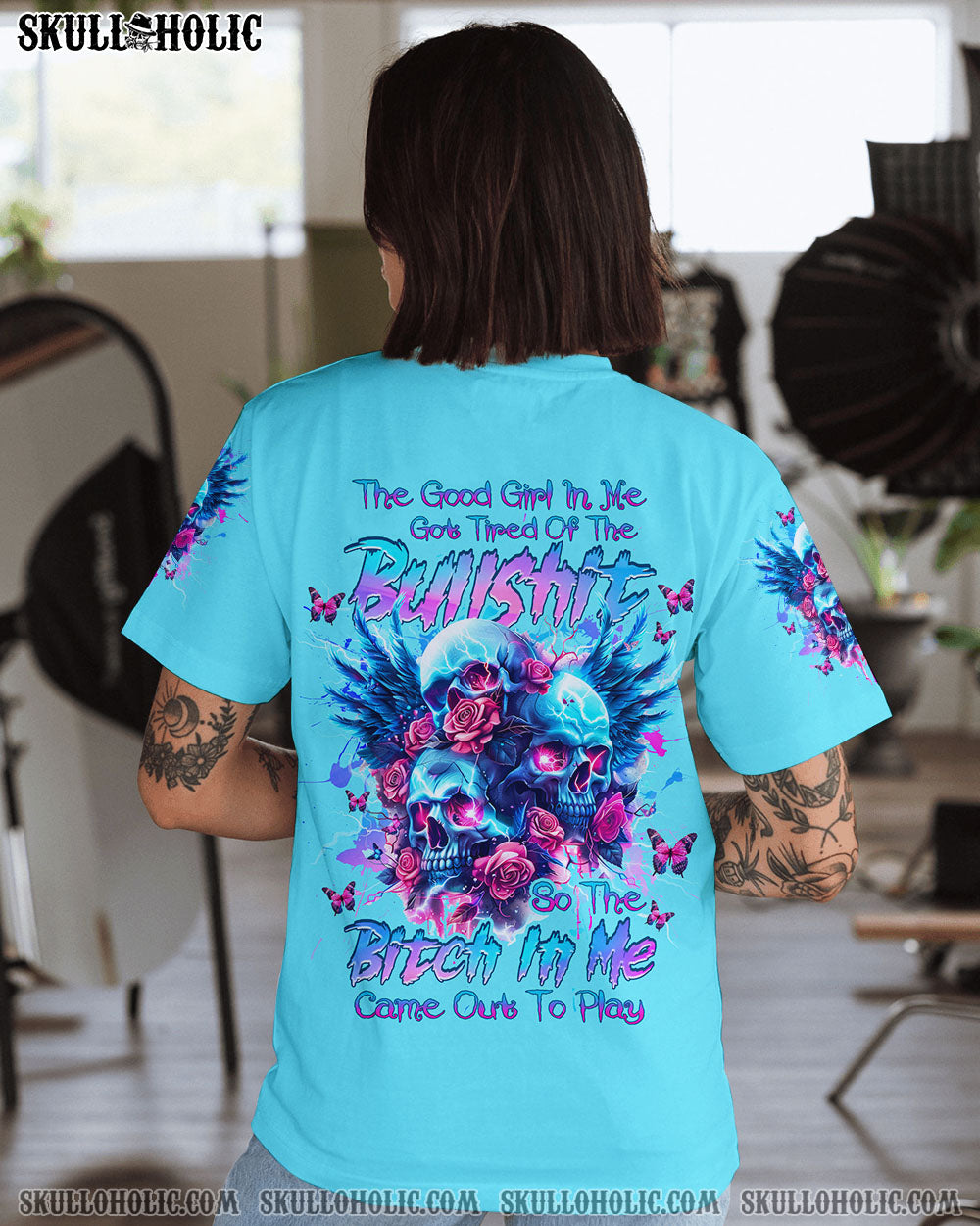 THE GOOD GIRL IN ME SKULL ALL OVER PRINT – TLNZ1304243