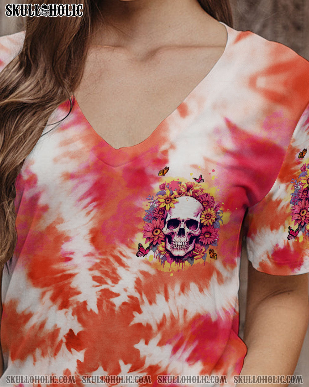 THE GOOD GIRL IN ME SKULL FLORAL ALL OVER PRINT – TLTW2902245