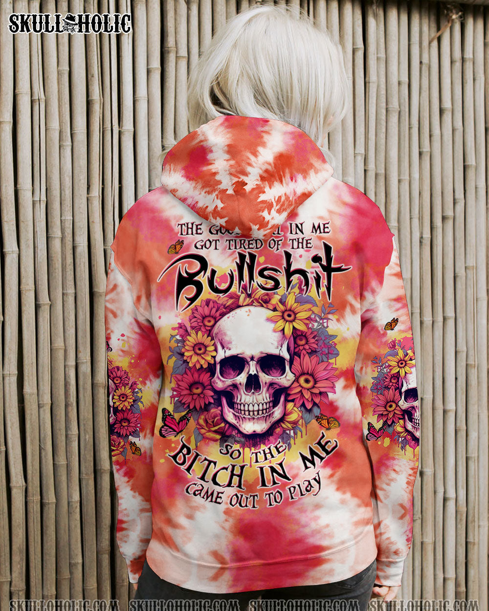 THE GOOD GIRL IN ME SKULL FLORAL ALL OVER PRINT – TLTW2902245