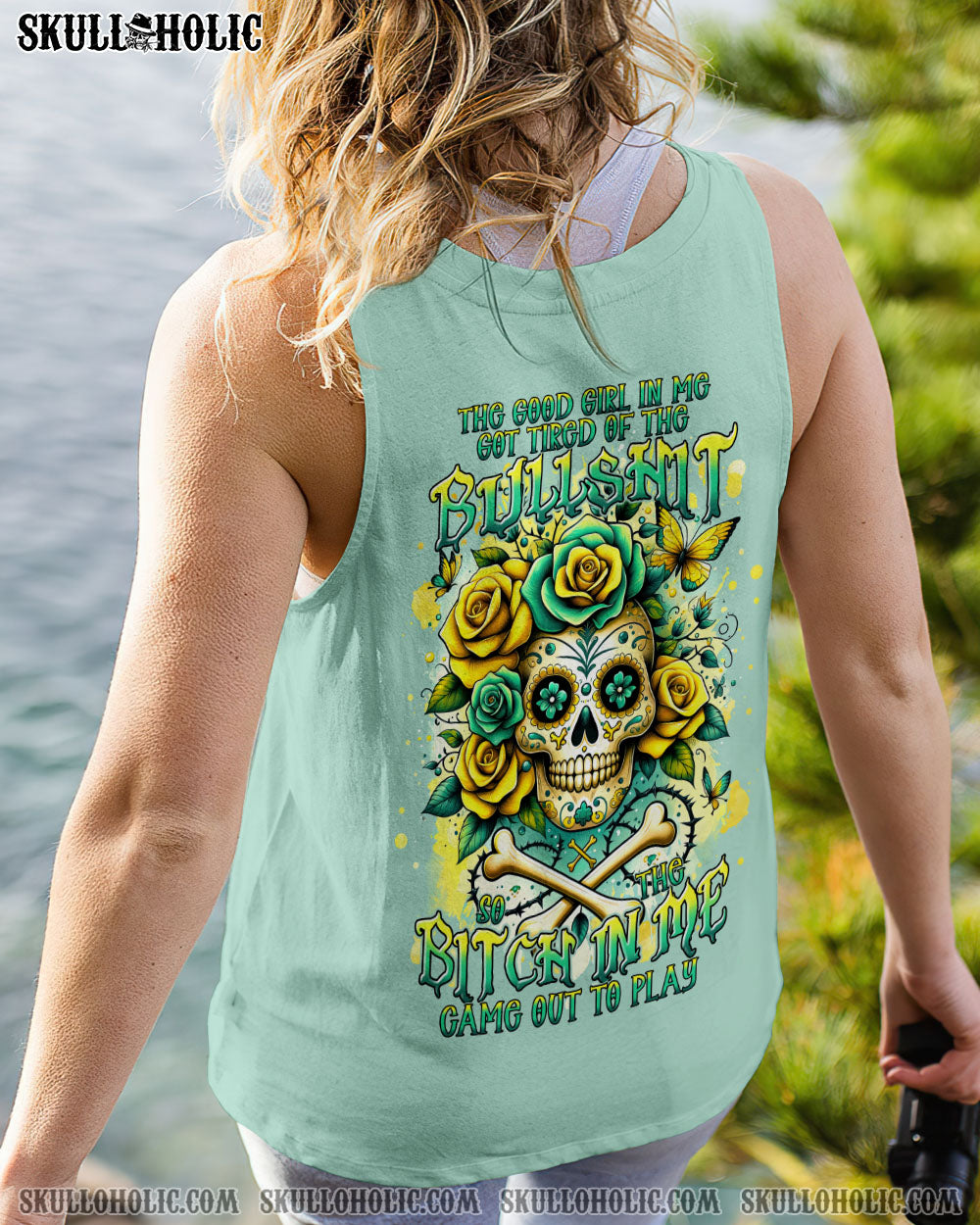 THE GOOD GIRL IN ME SKULL ROSE ALL OVER PRINT – TLNT0911233