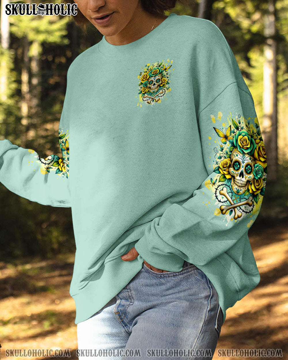 THE GOOD GIRL IN ME SKULL ROSE ALL OVER PRINT – TLNT0911233