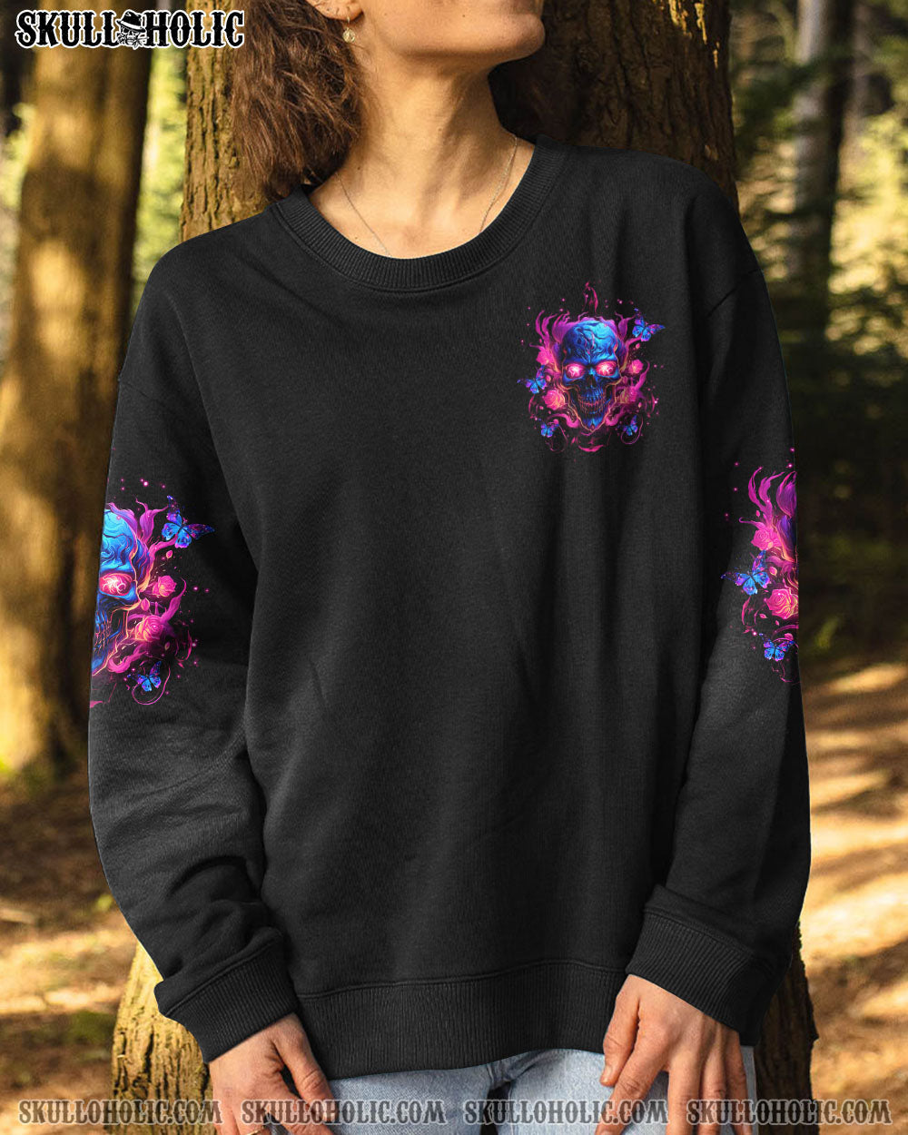 THE GOOD GIRL IN ME SKULL ROSE ALL OVER PRINT – TLTW0610235