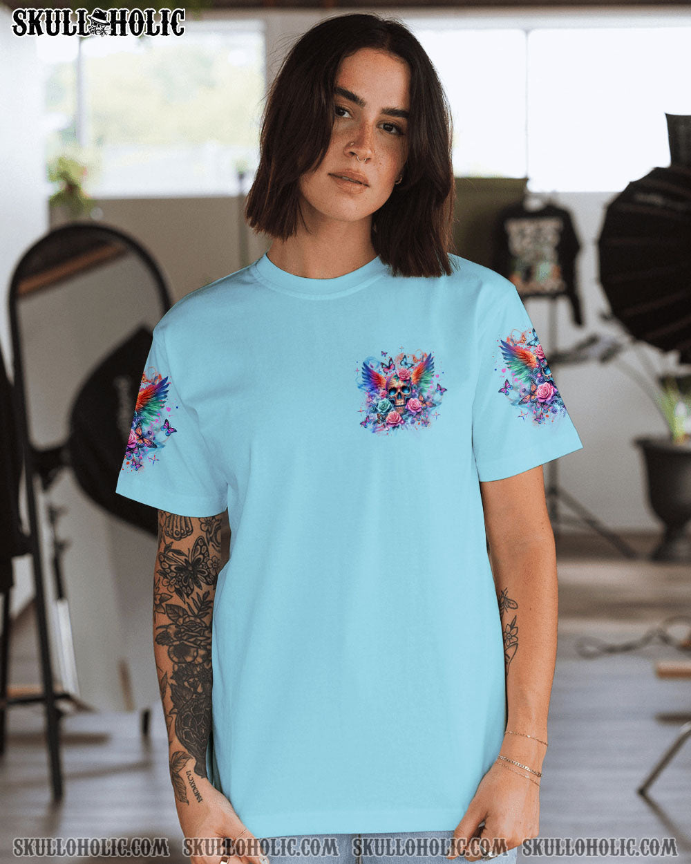 THE GOOD GIRL IN ME SKULL WINGS ALL OVER PRINT – YHLT3003244