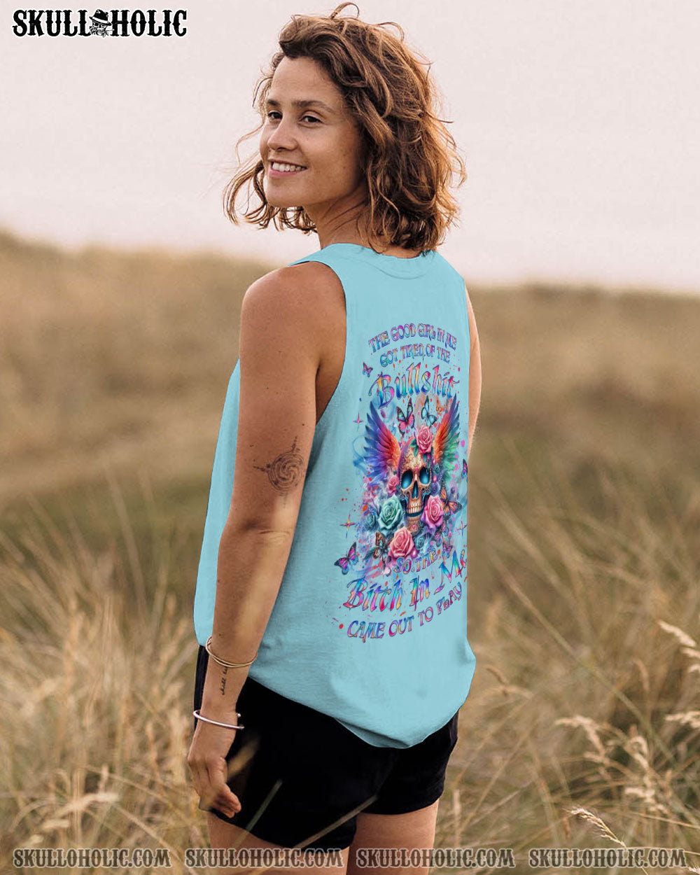 THE GOOD GIRL IN ME SKULL WINGS ALL OVER PRINT – YHLT3003244