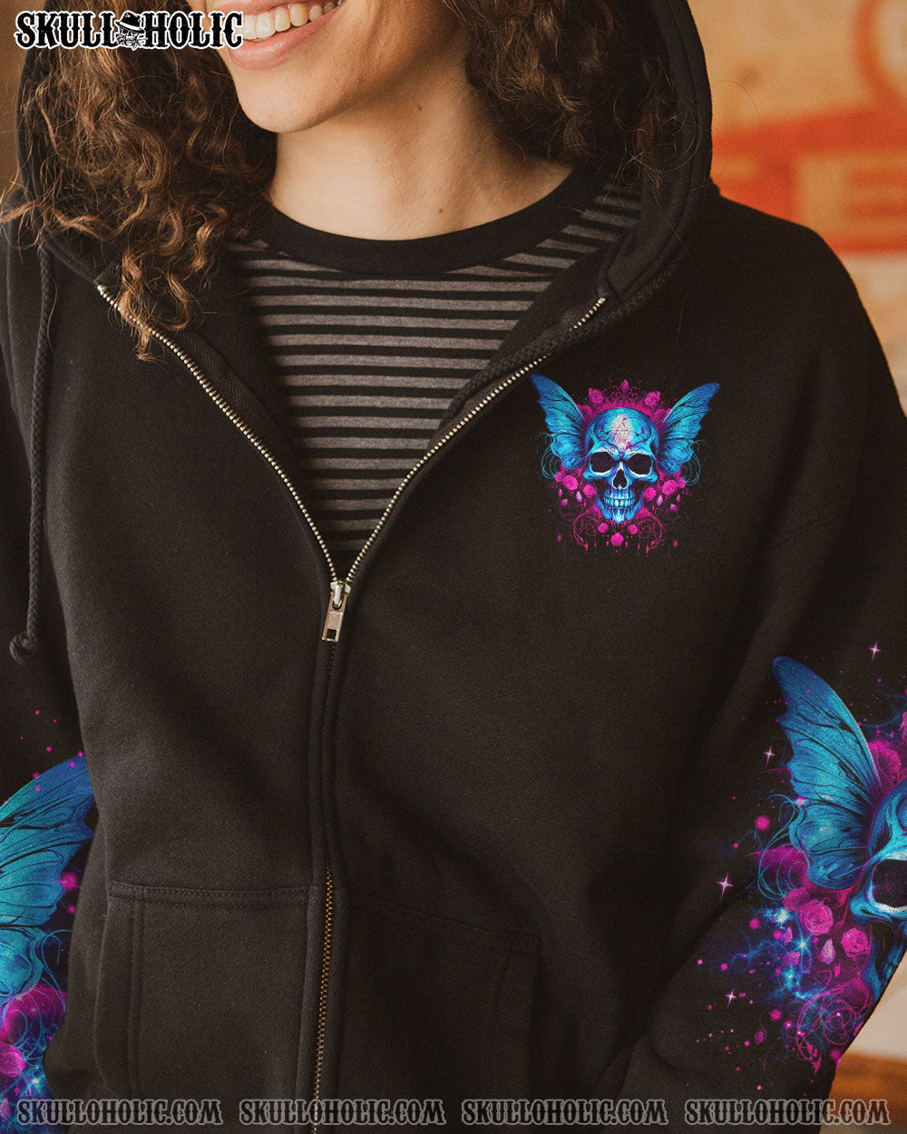 THE GOOD GIRL IN ME SKULLS WINGS ALL OVER PRINT – TLNO0412232