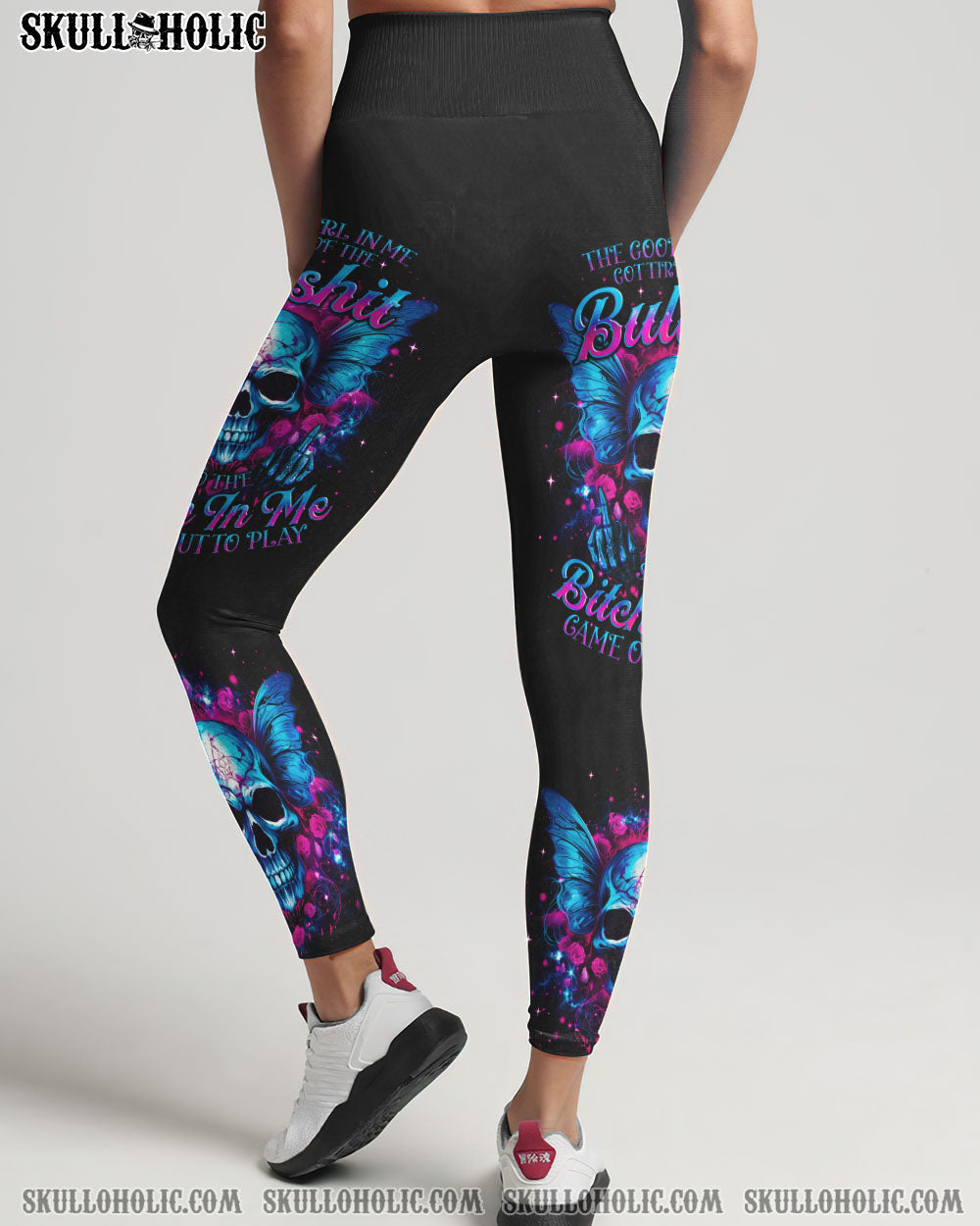 THE GOOD GIRL IN ME SKULLS WINGS ALL OVER PRINT – TLNO0412232