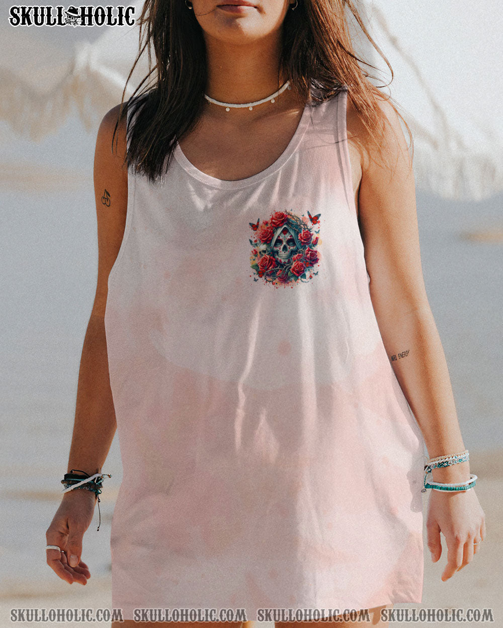 THE GOOD GIRL IN ME SUGAR SKULL ROSE ALL OVER PRINT – TLTR2002241