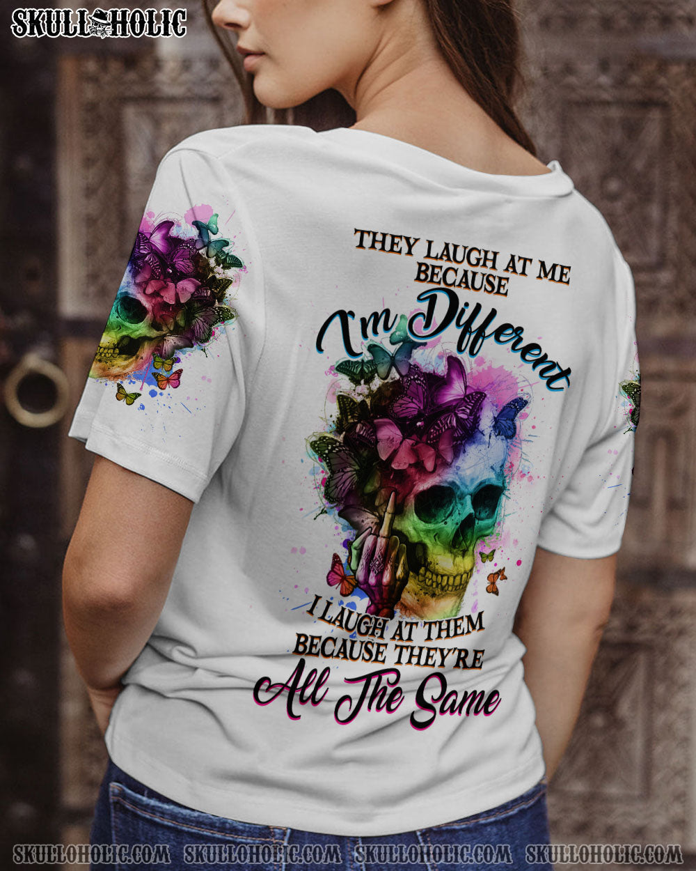 THEY LAUGH AT ME BECAUSE I’M DIFFERENT ALL OVER PRINT – YHHG1302234