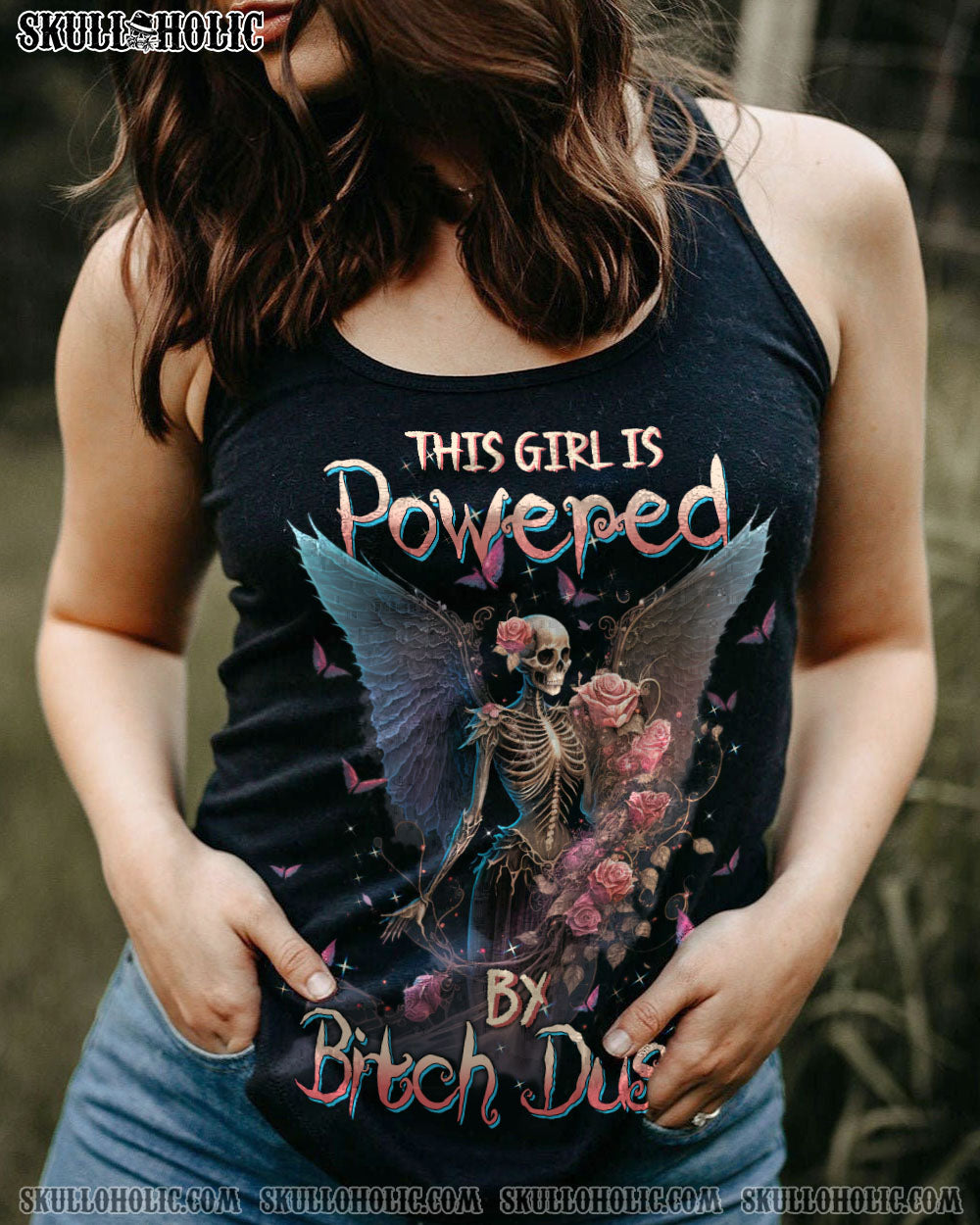 THIS GIRL IS POWERED BY B DUST ALL OVER PRINT – TLTW0902232