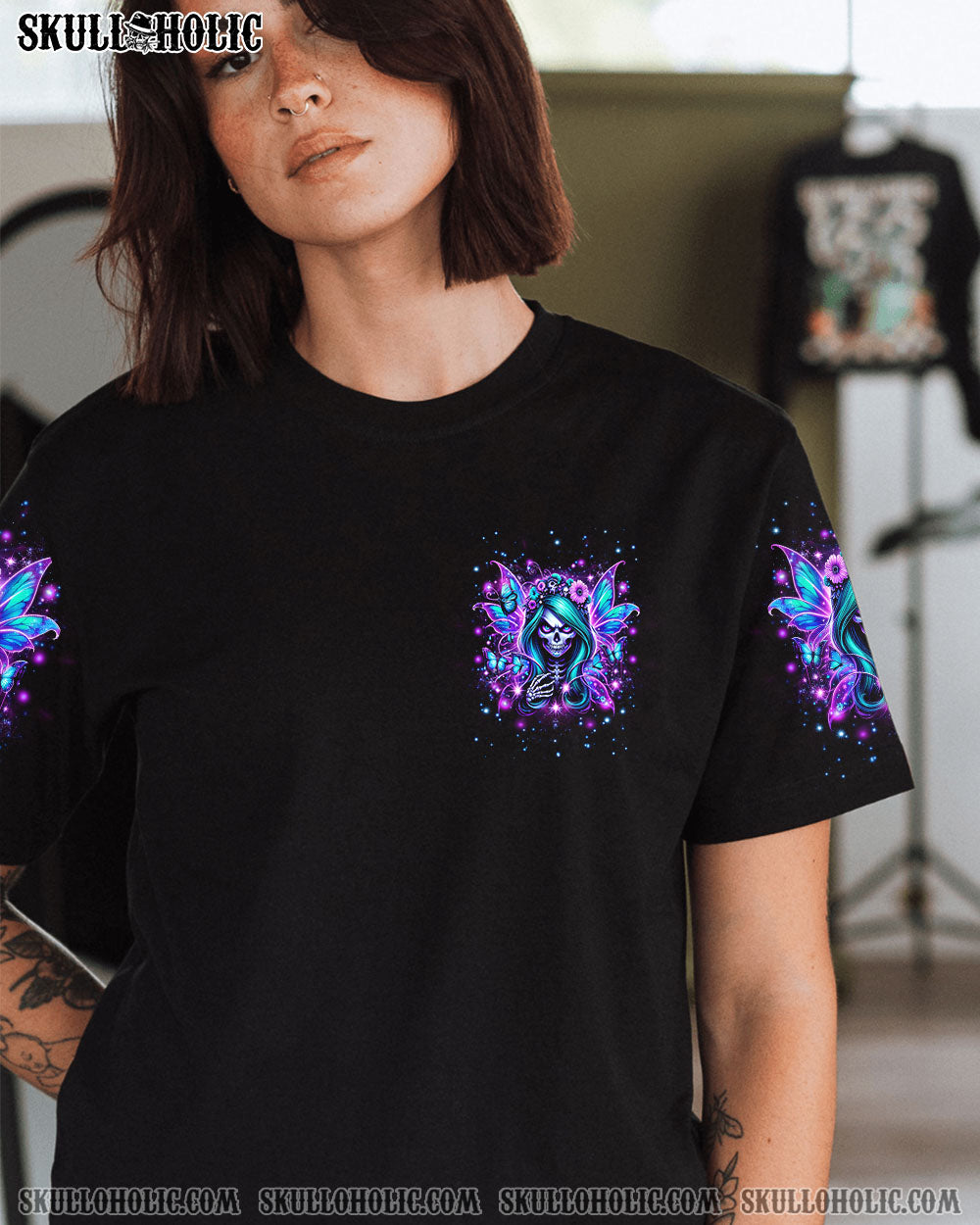 THIS GIRL IS POWERED BY B DUST ALL OVER PRINT – YHHG1904242