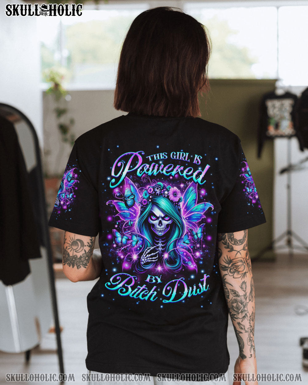THIS GIRL IS POWERED BY B DUST ALL OVER PRINT – YHHG1904242