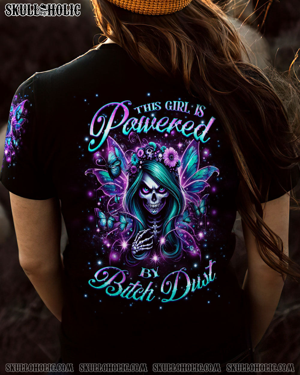THIS GIRL IS POWERED BY B DUST ALL OVER PRINT – YHHG1904242