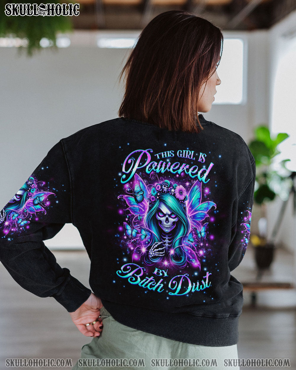 THIS GIRL IS POWERED BY B DUST ALL OVER PRINT – YHHG1904242