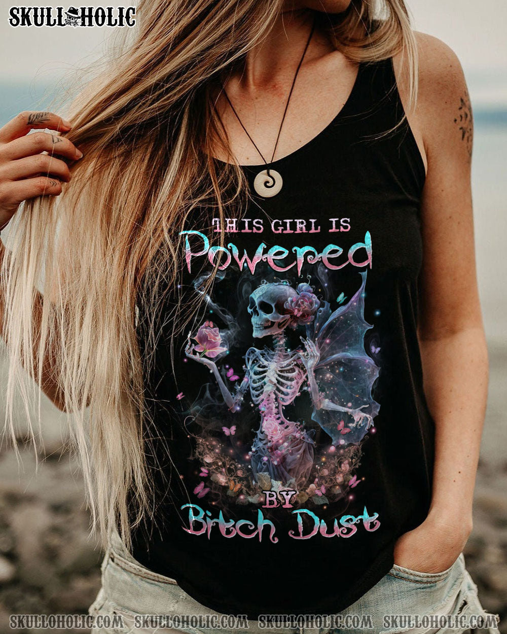 THIS GIRL IS POWERED BY B DUST ALL OVER PRINT – YHHN0903233