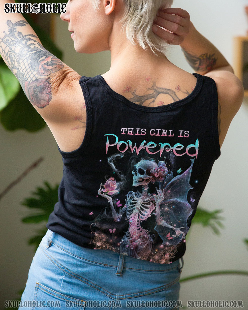 THIS GIRL IS POWERED BY B DUST ALL OVER PRINT – YHHN0903233