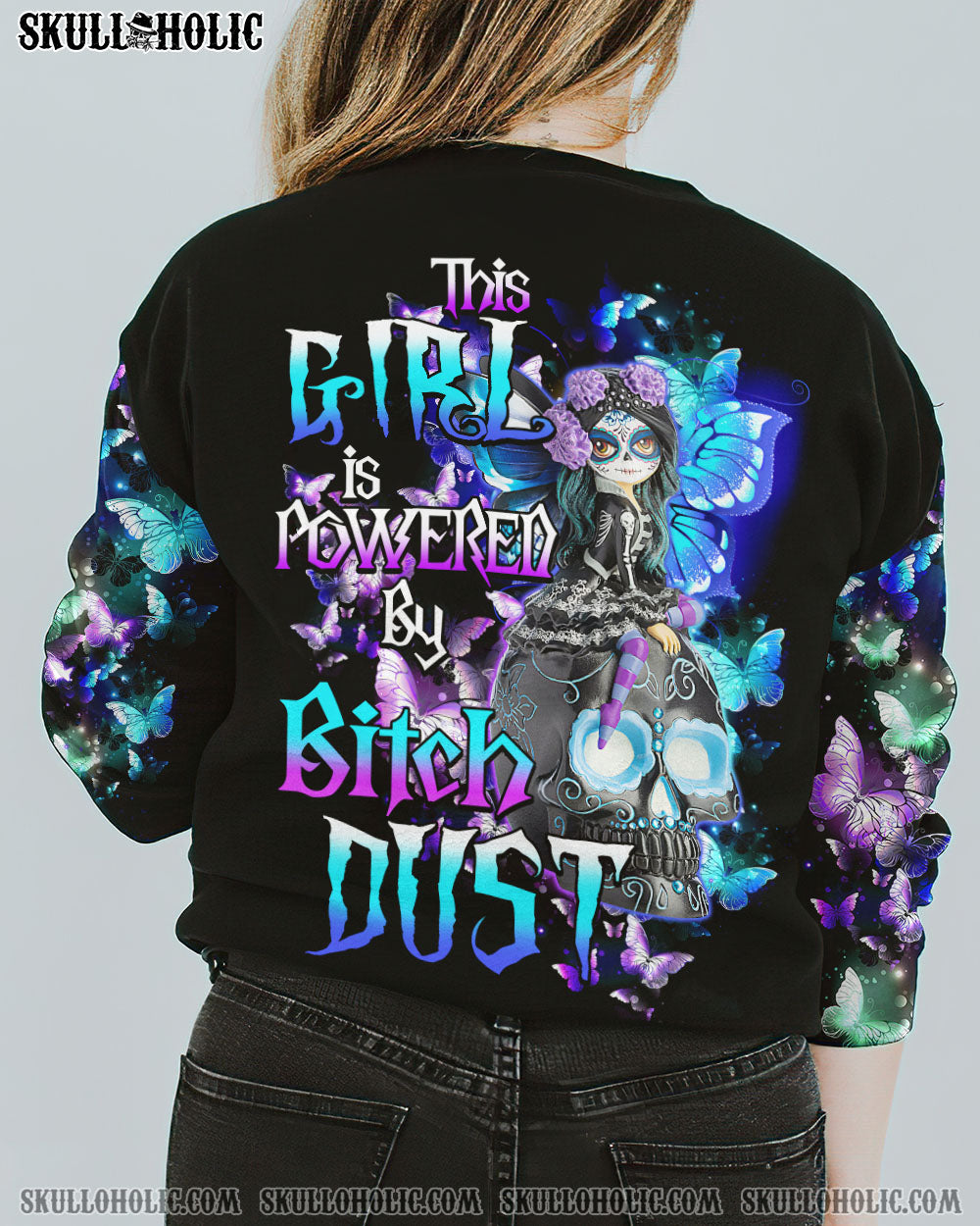 THIS GIRL IS POWERED BY BDUST ALL OVER PRINT – TLTY0612222