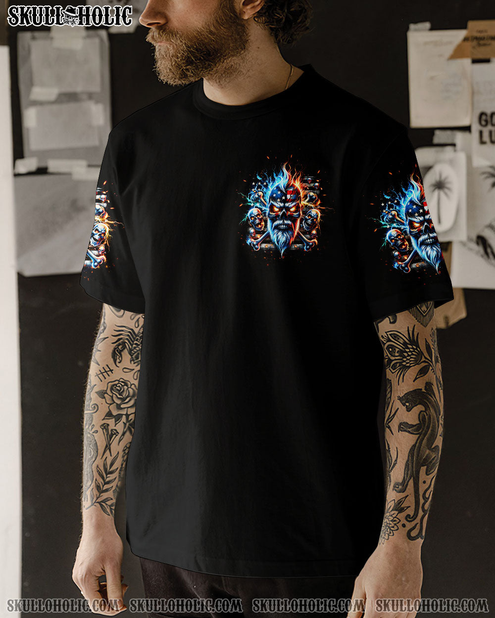 THIS IS AMERICA SKULL ALL OVER PRINT – TLTW0606241