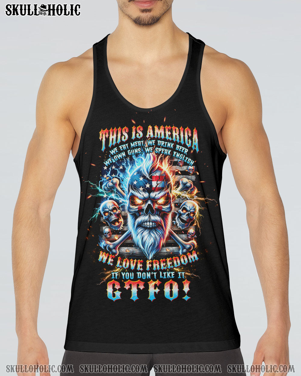 THIS IS AMERICA SKULL ALL OVER PRINT – TLTW0606241