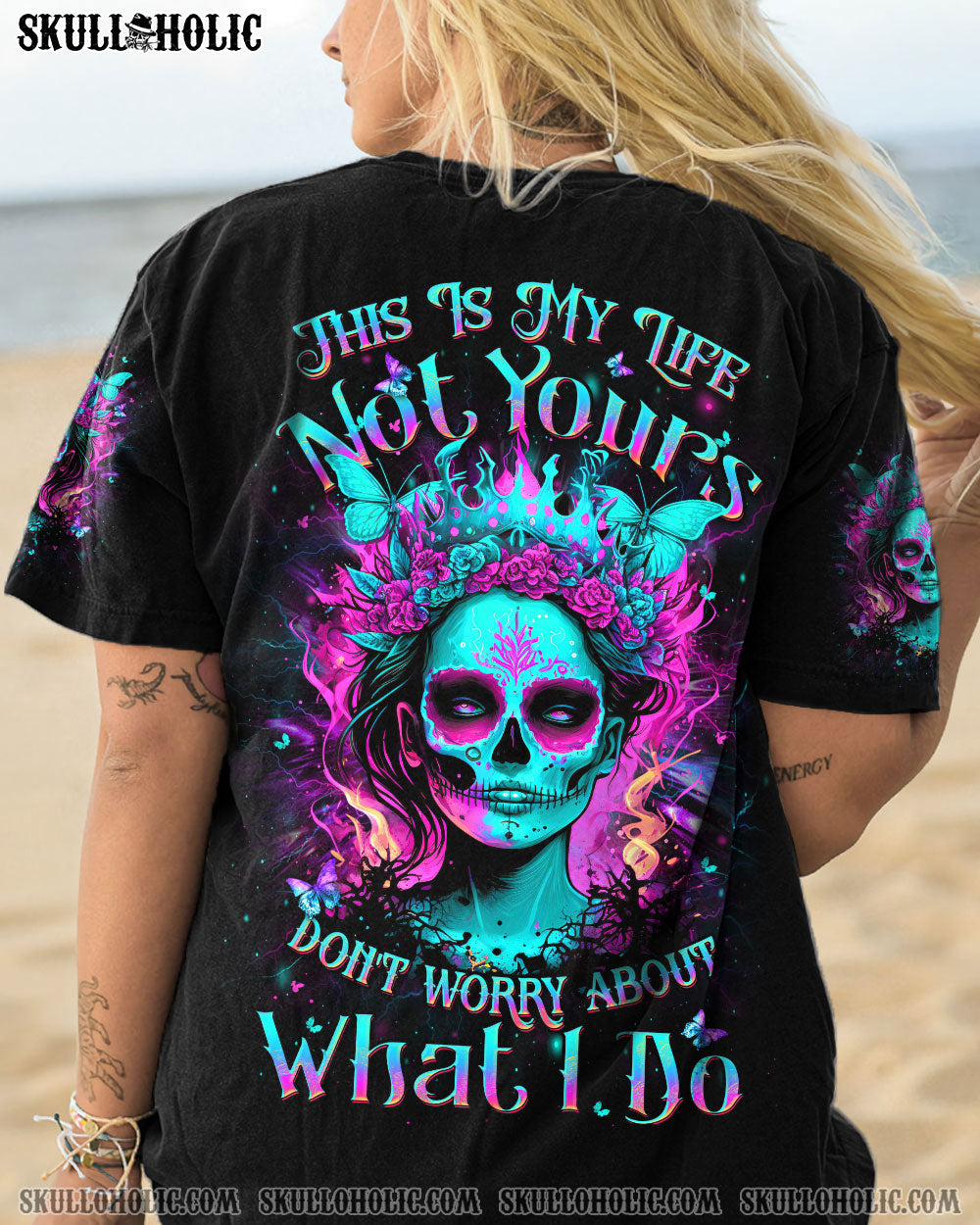 THIS IS MY LIFE NOT YOURS ALL OVER PRINT - YHDU1907233