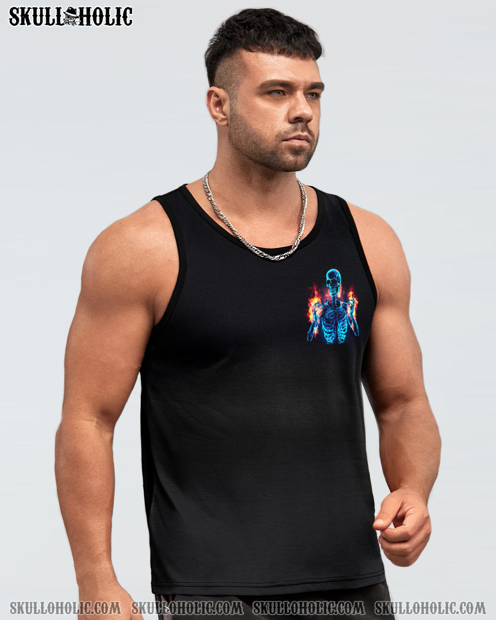 THROAT PUNCH I WIN SKELETON FLAMING ALL OVER PRINT – TLNO1807234