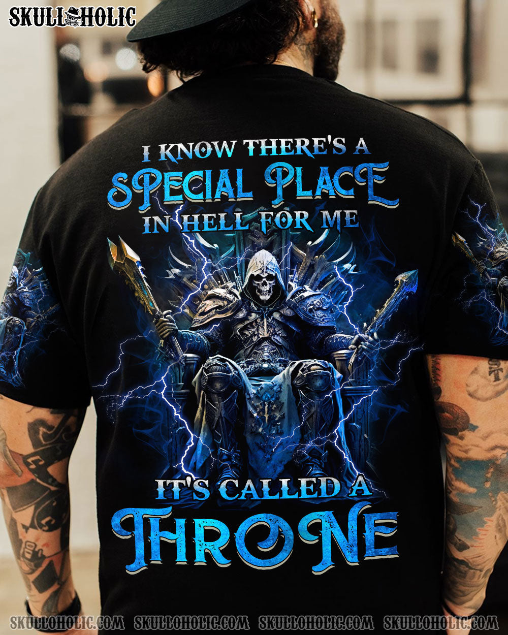 THRONE SKULL ALL OVER PRINT - YHHN0703233