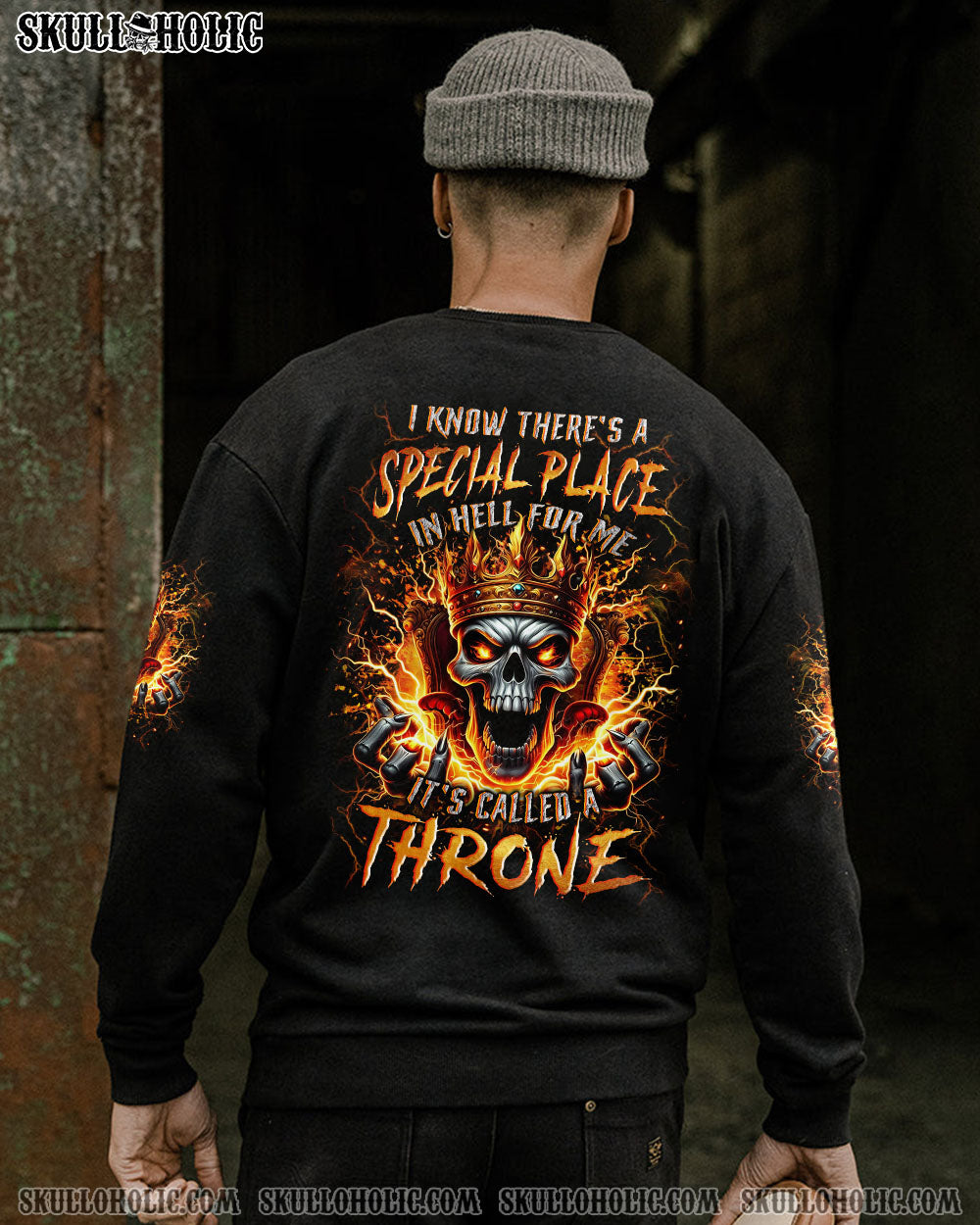THRONE SKULL ALL OVER PRINT – YHLN1303245