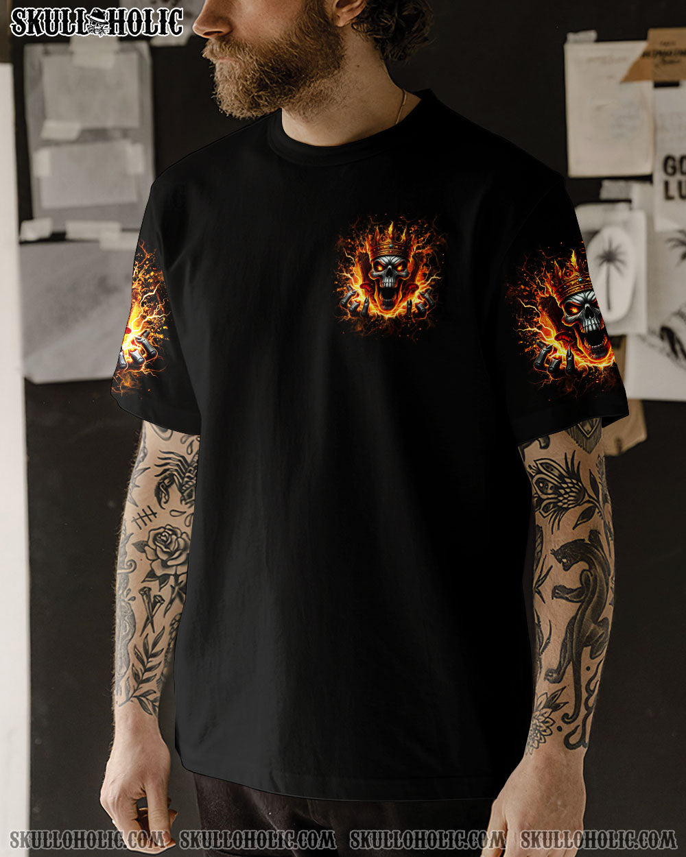 THRONE SKULL ALL OVER PRINT – YHLN1303245
