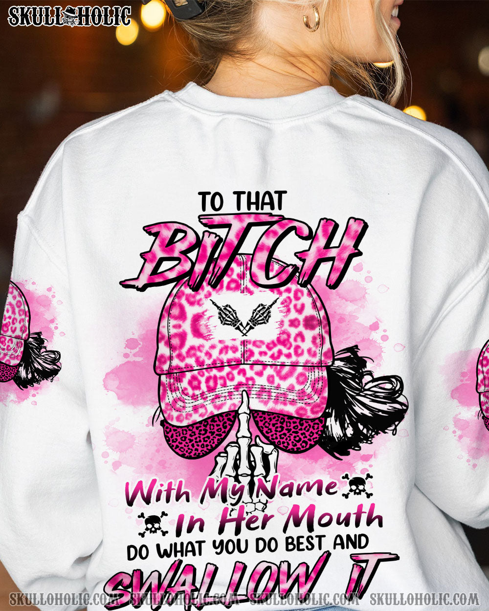 TO THAT B LEOPARD MESSY BUN ALL OVER PRINT – TLNO2312223