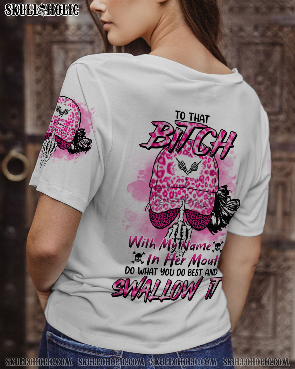 TO THAT B LEOPARD MESSY BUN ALL OVER PRINT – TLNO2312223