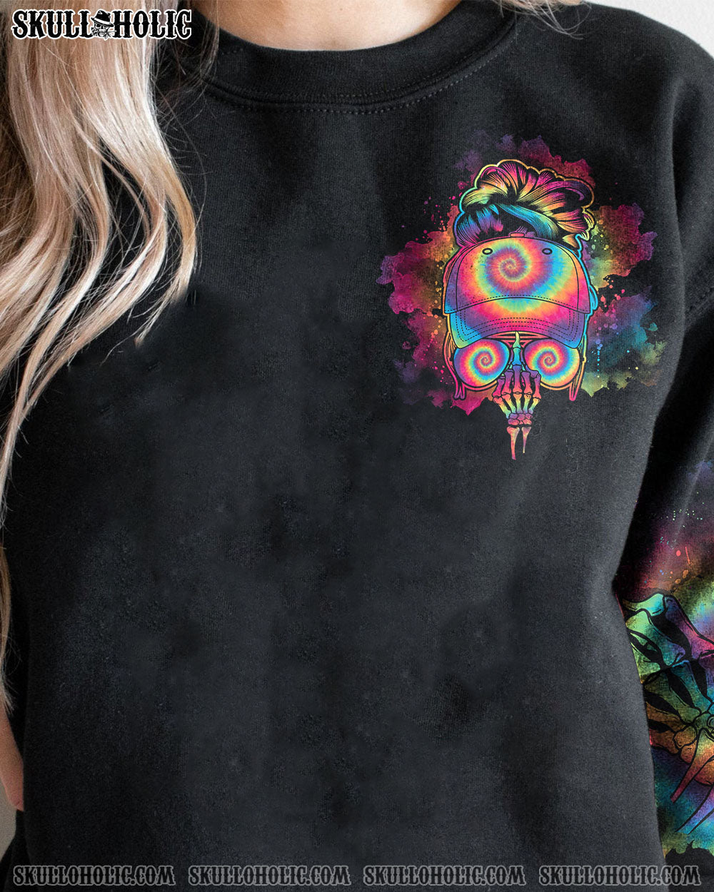 TO THAT B WITH MY NAME IN HER MOUTH TIE DYE MESSY BUN ALL OVER PRINT – TLTY2012223