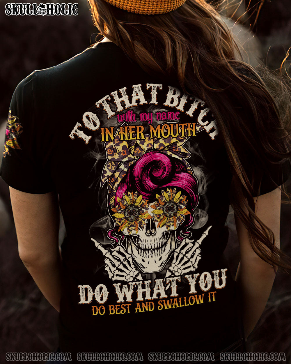 TO THAT B WITH MY NAME MESSY BUN ALL OVER PRINT – TLTY1612222