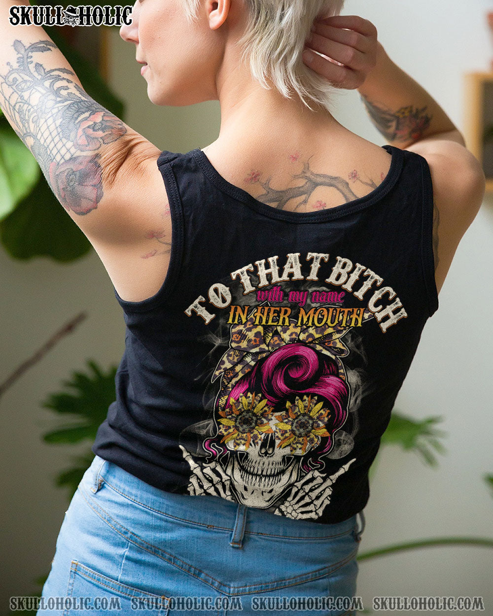 TO THAT B WITH MY NAME MESSY BUN ALL OVER PRINT – TLTY1612222