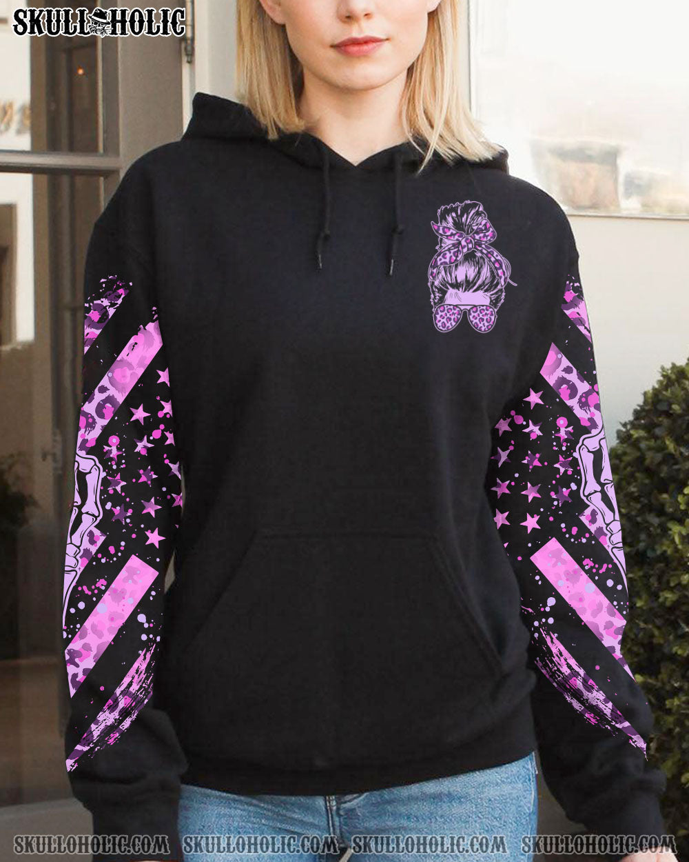 TO THAT B WITH MY NAME MESSY BUN FLAG ALL OVER PRINT – TLTR1912222