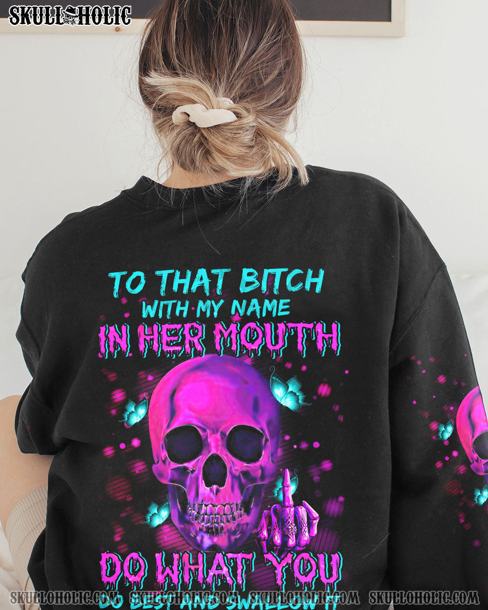 TO THAT B WITH MY NAME SKULL BUTTERFLY ALL OVER PRINT – TLTM2012221