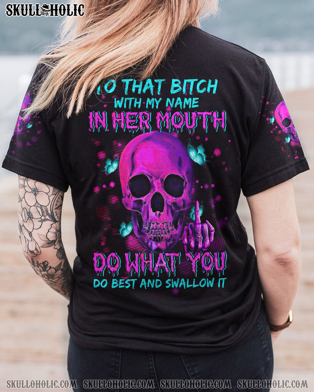 TO THAT B WITH MY NAME SKULL BUTTERFLY ALL OVER PRINT – TLTM2012221