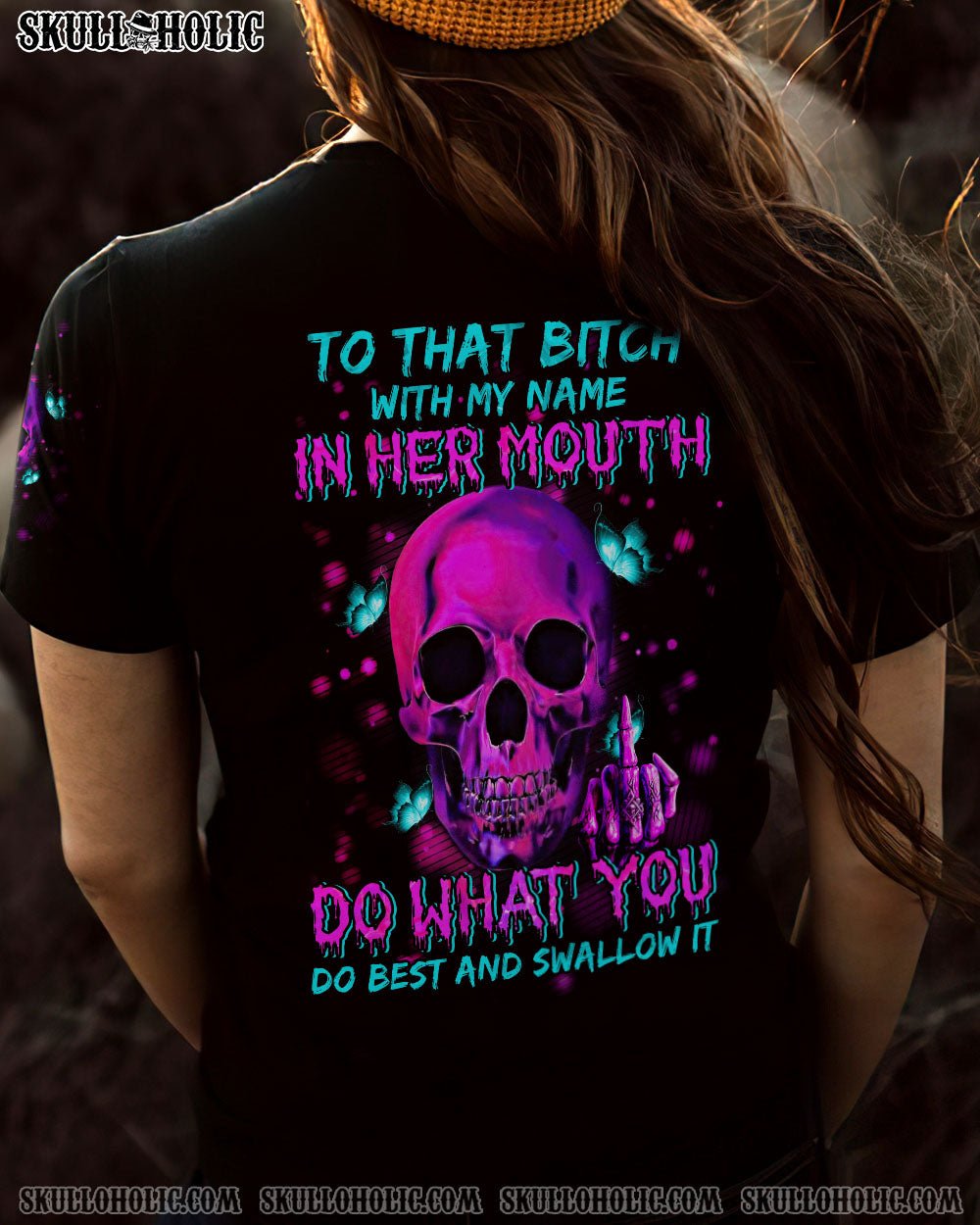 TO THAT B WITH MY NAME SKULL BUTTERFLY ALL OVER PRINT – TLTM2012221