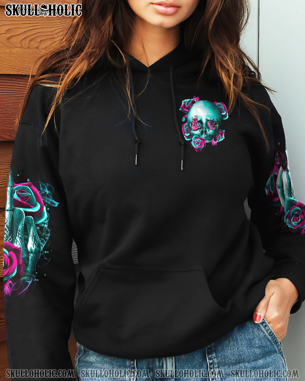 TODAY’S MOOD FLOWER SKULL ALL OVER PRINT – TLTR0202231