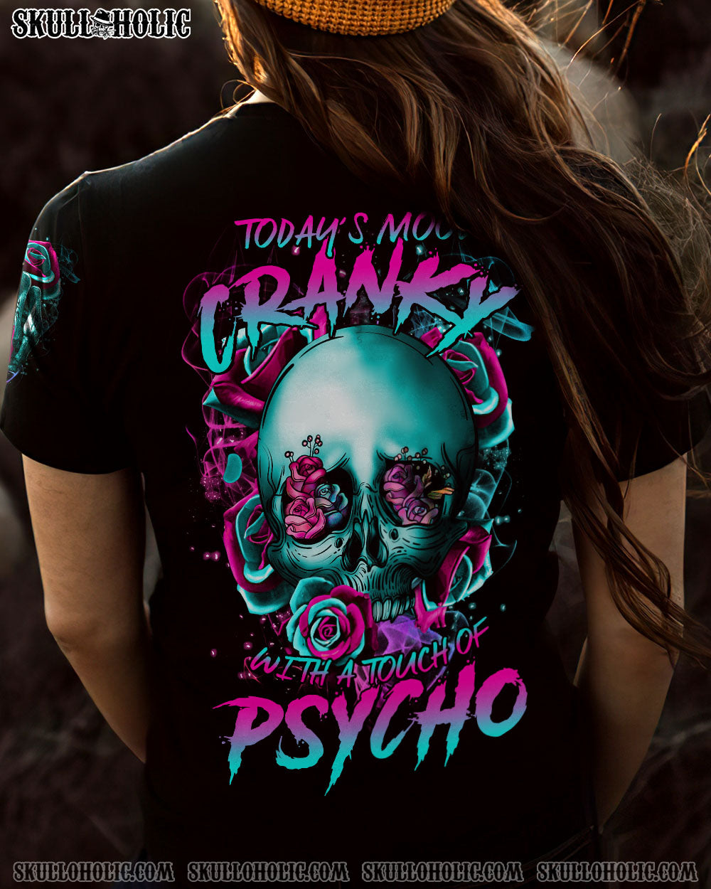 TODAY’S MOOD FLOWER SKULL ALL OVER PRINT – TLTR0202231