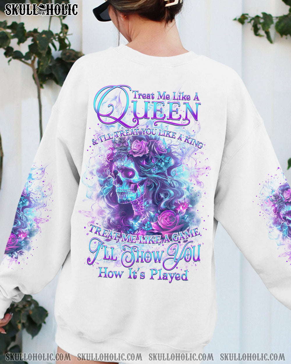 TREAT ME LIKE A QUEEN ALL OVER PRINT – YHKD2902241