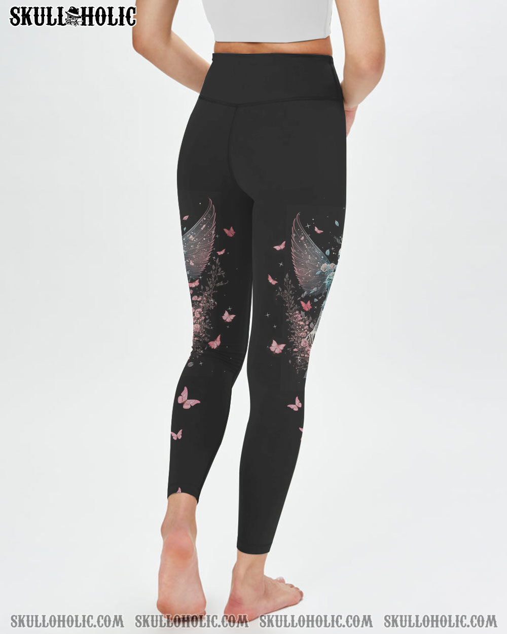 TREAT ME LIKE A QUEEN WINGS SKULL ALL OVER PRINT – TLNZ0902234