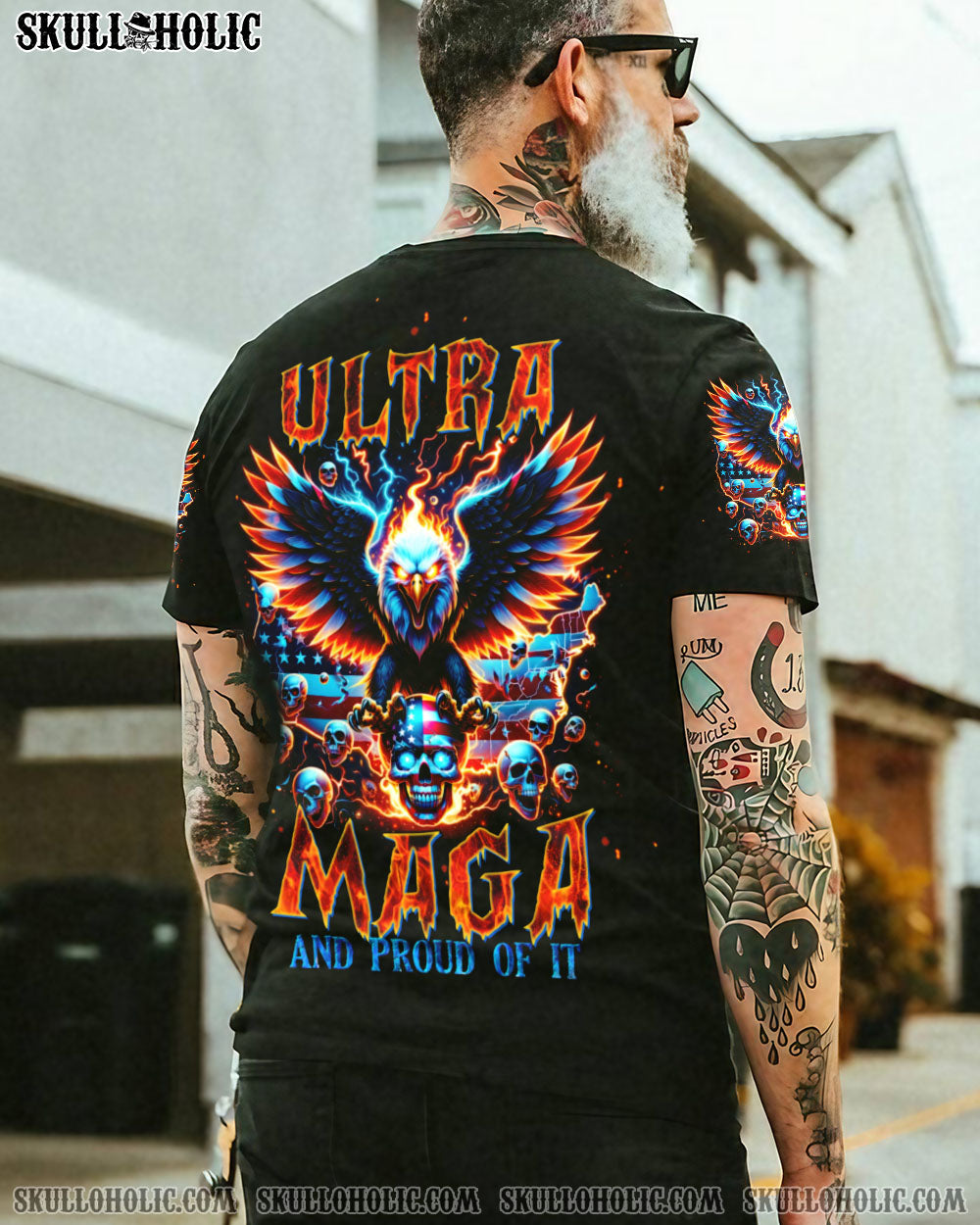 ULTRA MAGA AND PROUD OF IT SKULL EAGLE ALL OVER PRINT – TLTW3001241
