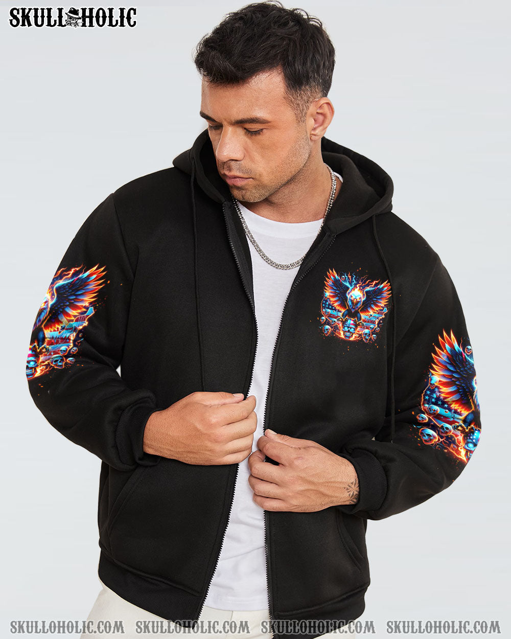 ULTRA MAGA AND PROUD OF IT SKULL EAGLE ALL OVER PRINT – TLTW3001241