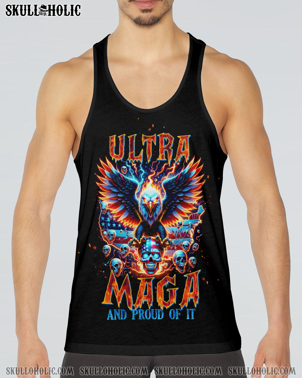 ULTRA MAGA AND PROUD OF IT SKULL EAGLE ALL OVER PRINT – TLTW3001241