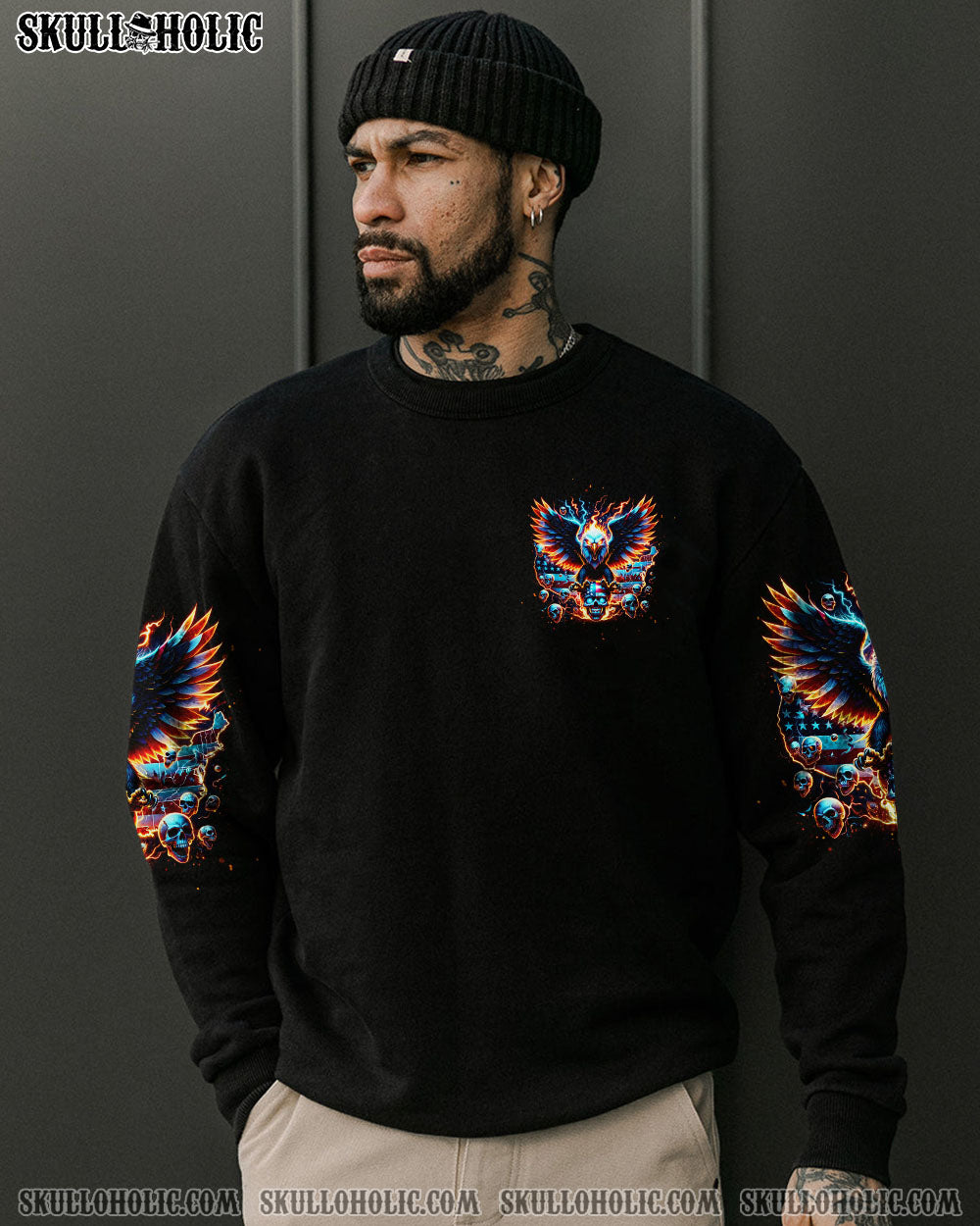 ULTRA MAGA AND PROUD OF IT SKULL EAGLE ALL OVER PRINT – TLTW3001241