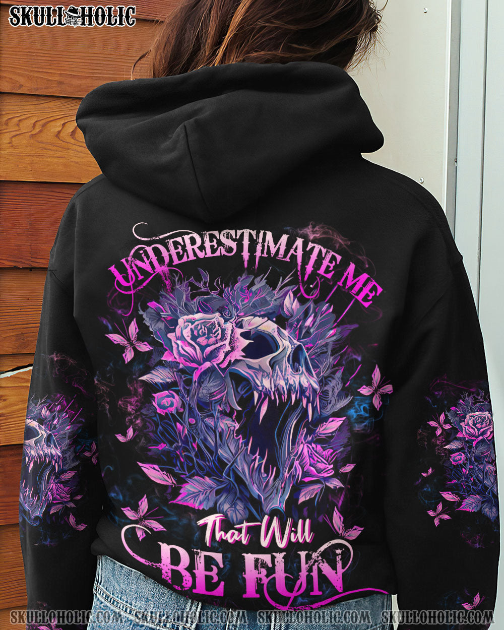 UNDERESTIMATE ME MAD SKULL ALL OVER PRINT – TLTW2302231