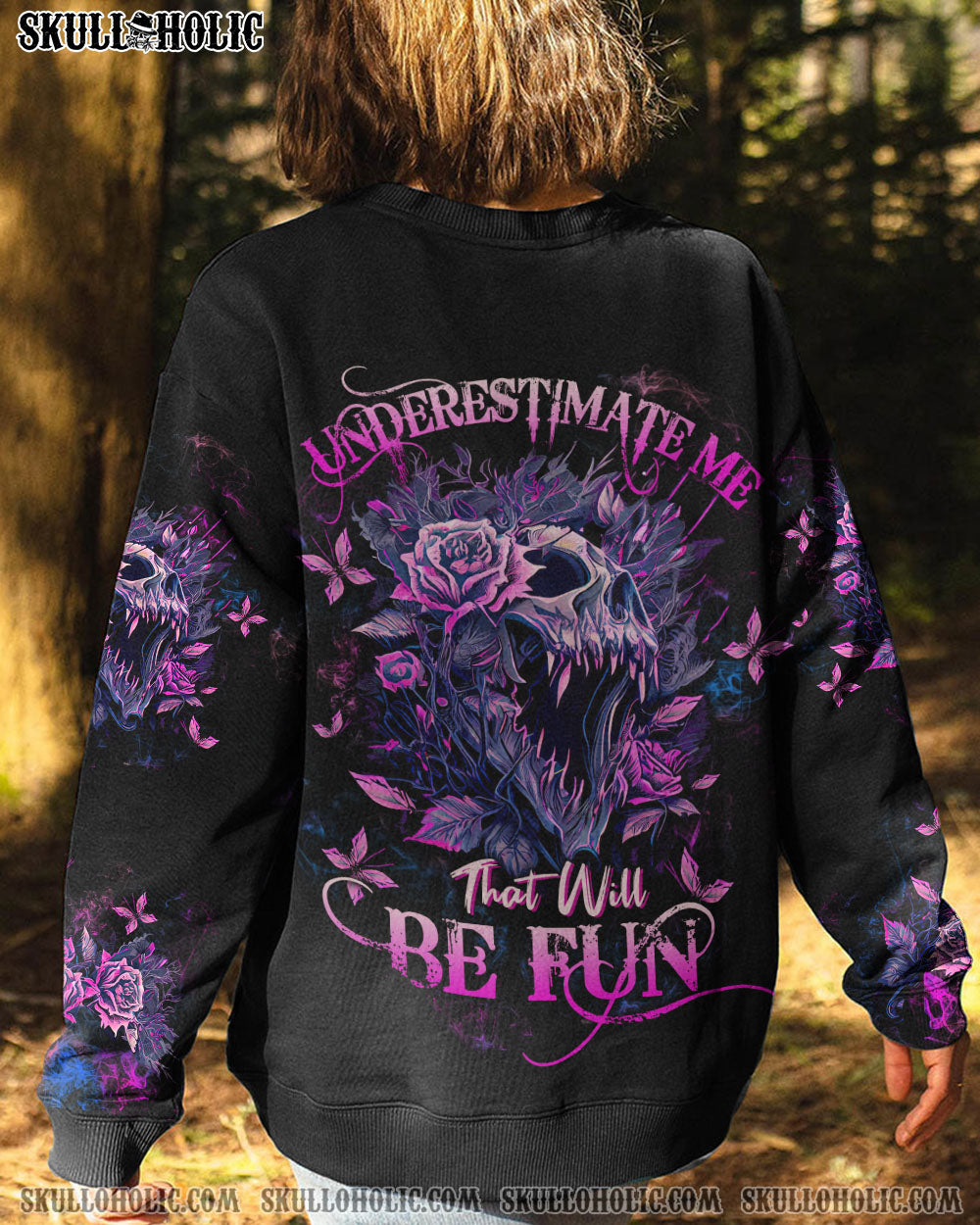 UNDERESTIMATE ME MAD SKULL ALL OVER PRINT – TLTW2302231